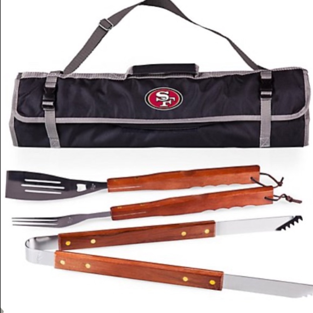 Reduced!🔥Dad's GRILL TOTE!SF 49ers GRILL BBQ Tote